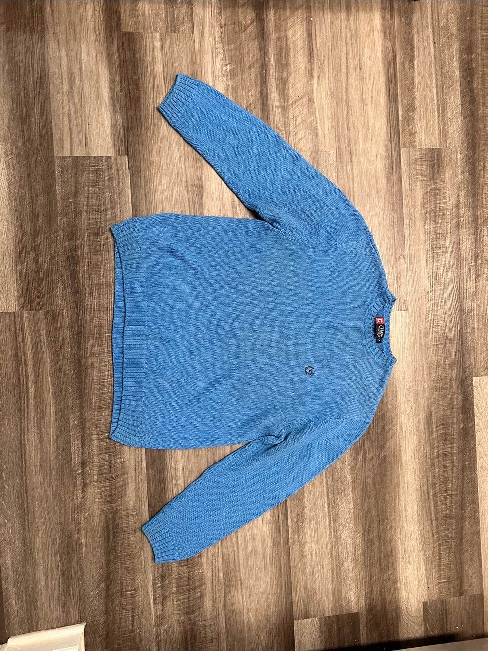 Chaps Light Blue Crewneck Sweater